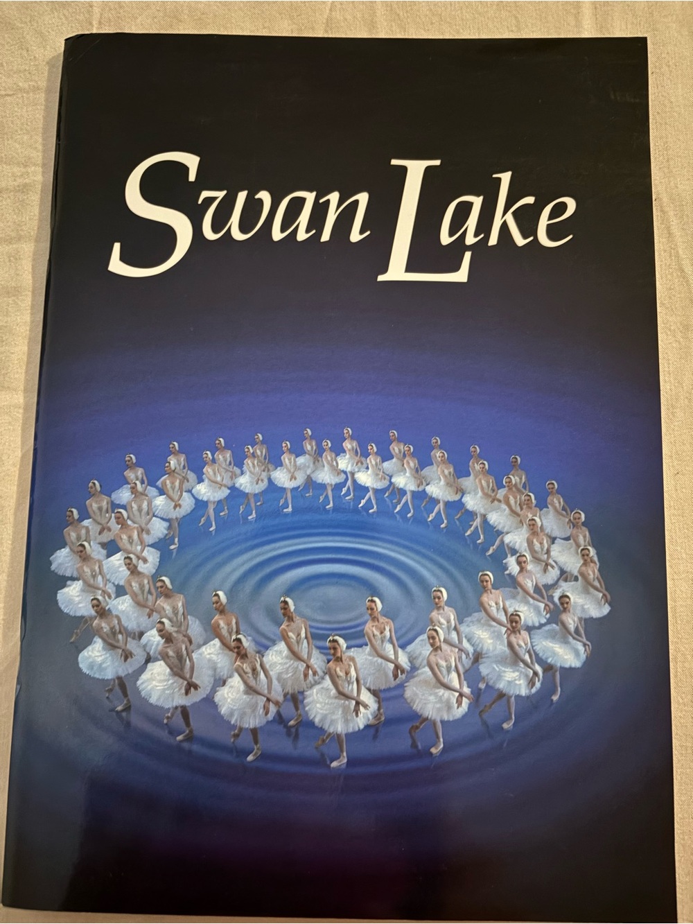 Program  from Swan Lake seen at the Victoria and Albert theatre circa 1997